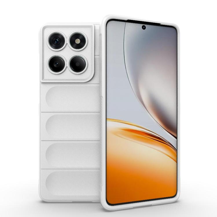 For Motorola Edge 60 Fusion 5G Global Magic Shield TPU + Flannel Phone Case(White) - free shipping - PMC TechLife - Order now!