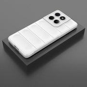 For Motorola Edge 60 Fusion 5G Global Magic Shield TPU + Flannel Phone Case(White)