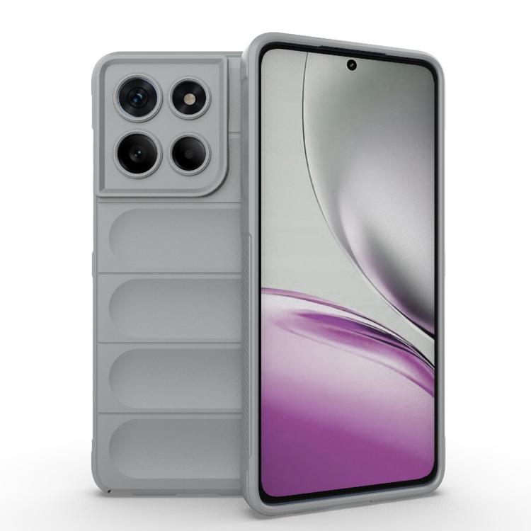 For Motorola Edge 60 Stylus 5G Global Magic Shield TPU + Flannel Phone Case(Grey) - free shipping - PMC TechLife - Order now!