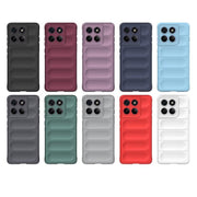 For Motorola Edge 60 Pro 5G Magic Shield TPU + Flannel Phone Case(Red)