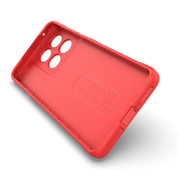 For Motorola Edge 60 Pro 5G Magic Shield TPU + Flannel Phone Case(Grey)