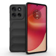 For Motorola Moto G56 5G Magic Shield TPU + Flannel Phone Case(Black) - free shipping - PMC TechLife - Order now!