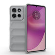 For Motorola Moto G86 5G Magic Shield TPU + Flannel Phone Case(Grey) - free shipping - PMC TechLife - Order now!