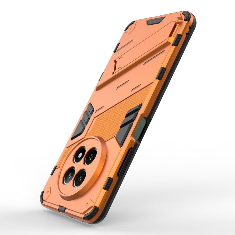 For Realme 12 5G Global Punk Armor 2 in 1 PC + TPU Phone Case with Holder(Orange) - Realme Cases by PMC TechLife | Online Shopping South Africa | PMC TechLife | Buy Now Pay Later Mobicred