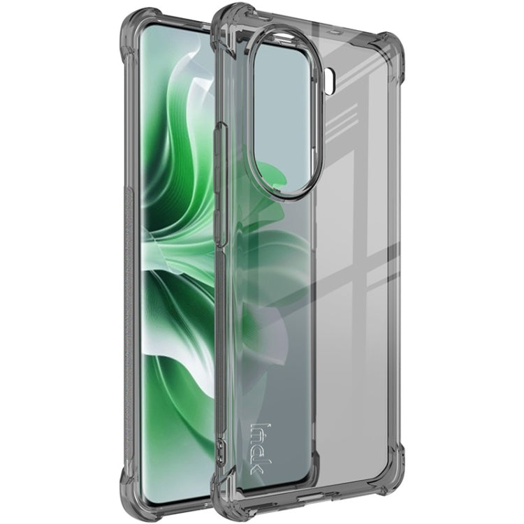 For OPPO Reno11 5G Global imak Shockproof Airbag TPU Phone Case(Transparent Black) - free shipping - PMC Jewellery - Order now!