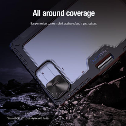 For Xiaomi Pad 7 / Pad 7 Pro NILLKIN Bumper Pro Camshield Tablet Leather Case(Black) - More Tablet Cases by NILLKIN | Online Shopping South Africa | PMC Jewellery | Buy Now Pay Later Mobicred