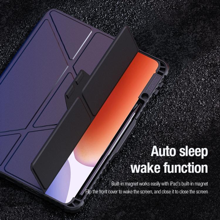 For Xiaomi Pad 7 / Pad 7 Pro NILLKIN Bumper Pro Camshield Tablet Leather Case(Black) - More Tablet Cases by NILLKIN | Online Shopping South Africa | PMC Jewellery | Buy Now Pay Later Mobicred