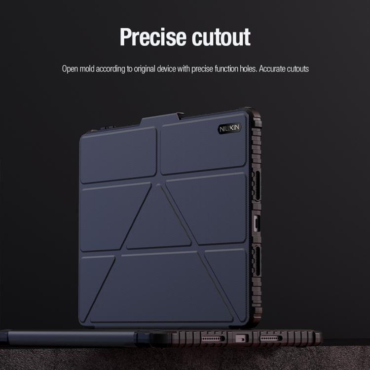 For Xiaomi Pad 7 / Pad 7 Pro NILLKIN Bumper Pro Camshield Tablet Leather Case(Black) - More Tablet Cases by NILLKIN | Online Shopping South Africa | PMC Jewellery | Buy Now Pay Later Mobicred