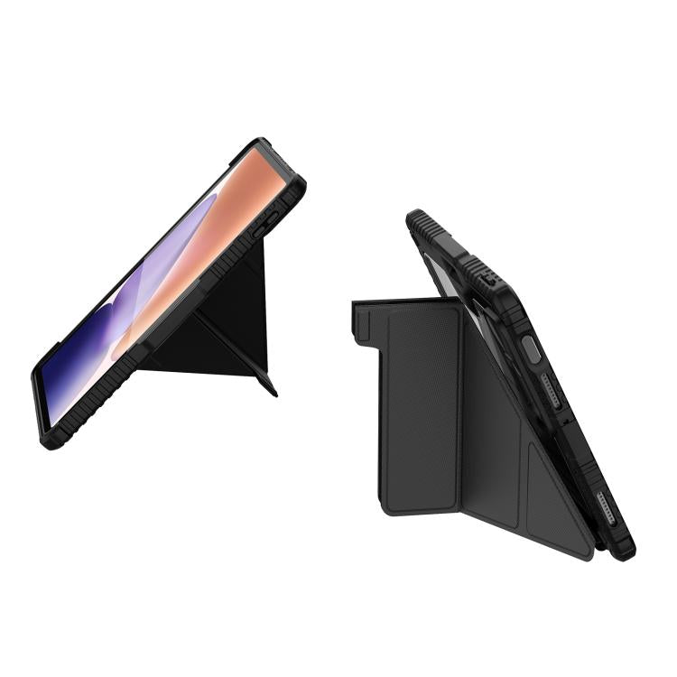 For Xiaomi Pad 7 / Pad 7 Pro NILLKIN Bumper Pro Camshield Tablet Leather Case(Black) - More Tablet Cases by NILLKIN | Online Shopping South Africa | PMC Jewellery | Buy Now Pay Later Mobicred