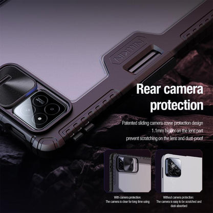 For Xiaomi Pad 7 / Pad 7 Pro NILLKIN Bumper Pro Camshield Tablet Leather Case(Black) - More Tablet Cases by NILLKIN | Online Shopping South Africa | PMC Jewellery | Buy Now Pay Later Mobicred