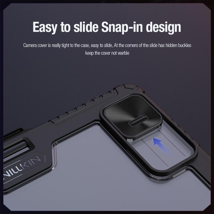 For Xiaomi Pad 7 / Pad 7 Pro NILLKIN Bumper Pro Camshield Tablet Leather Case(Black) - More Tablet Cases by NILLKIN | Online Shopping South Africa | PMC Jewellery | Buy Now Pay Later Mobicred