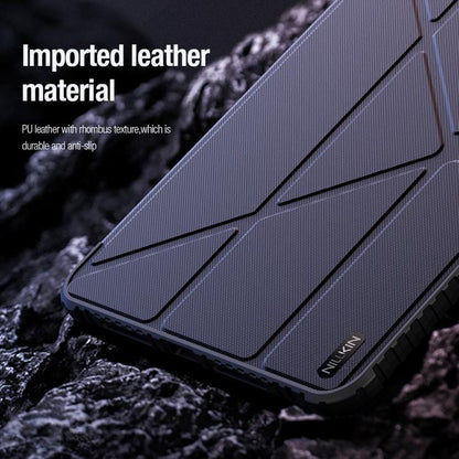 For Xiaomi Pad 7 / Pad 7 Pro NILLKIN Bumper Pro Camshield Tablet Leather Case(Black) - More Tablet Cases by NILLKIN | Online Shopping South Africa | PMC Jewellery | Buy Now Pay Later Mobicred