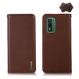 For Nokia XR21 KHAZNEH Nappa Top Layer Cowhide Leather Phone Case(Brown) - Nokia Cases by PMC TechLife | Online Shopping South Africa | PMC TechLife | Buy Now Pay Later Mobicred