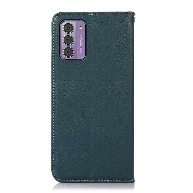 For Nokia G42 5G KHAZNEH Nappa Top Layer Cowhide Leather Phone Case(Green) - Nokia Cases by PMC TechLife | Online Shopping South Africa | PMC TechLife | Buy Now Pay Later Mobicred