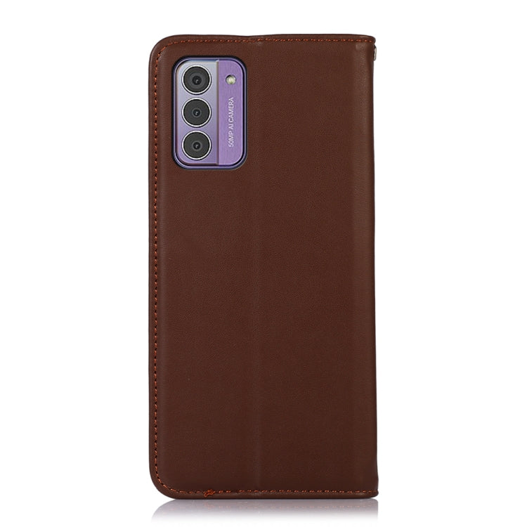 For Nokia G42 5G KHAZNEH Nappa Top Layer Cowhide Leather Phone Case(Brown) - Nokia Cases by PMC TechLife | Online Shopping South Africa | PMC TechLife | Buy Now Pay Later Mobicred