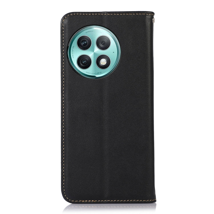 For OnePlus Ace 2 Pro KHAZNEH Nappa Top Layer Cowhide Leather Phone Case(Black) - OnePlus Cases by PMC TechLife | Online Shopping South Africa | PMC TechLife | Buy Now Pay Later Mobicred