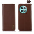 For OnePlus Ace 2 Pro KHAZNEH Nappa Top Layer Cowhide Leather Phone Case(Brown) - OnePlus Cases by PMC TechLife | Online Shopping South Africa | PMC TechLife | Buy Now Pay Later Mobicred
