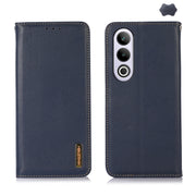 For OnePlus Nord CE4 5G Global KHAZNEH Nappa Top Layer Cowhide Leather Phone Case(Blue)