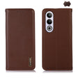 For OnePlus Nord CE4 5G Global KHAZNEH Nappa Top Layer Cowhide Leather Phone Case(Brown) - OnePlus Cases by PMC TechLife | Online Shopping South Africa | PMC TechLife | Buy Now Pay Later Mobicred