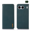 For OnePlus Nord 4 KHAZNEH Nappa Top Layer Cowhide Leather Phone Case(Green) - OnePlus Cases by PMC TechLife | Online Shopping South Africa | PMC TechLife | Buy Now Pay Later Mobicred