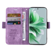 For OPPO Reno11 Pro 5G Global BETOPNICE Dual-side Buckle Leather Phone Case(Purple)