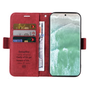 For OPPO Reno11 5G Global BETOPNICE Dual-side Buckle Leather Phone Case(Red)