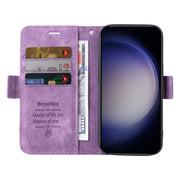 For Samsung Galaxy S24 BETOPNICE Dual-side Buckle Leather Phone Case(Purple)