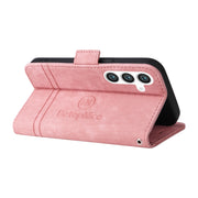 For Samsung Galaxy S24+ BETOPNICE Dual-side Buckle Leather Phone Case(Pink)
