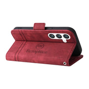 For Samsung Galaxy S24+ BETOPNICE Dual-side Buckle Leather Phone Case(Red)