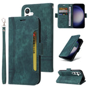 For Samsung Galaxy S24+ BETOPNICE Dual-side Buckle Leather Phone Case(Green)