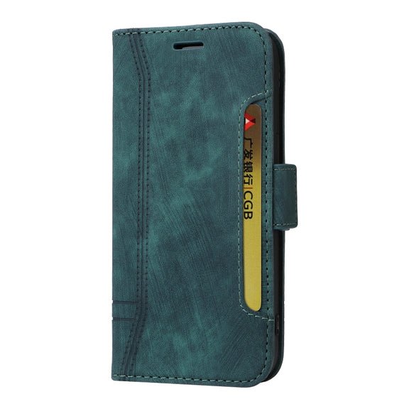 For Samsung Galaxy S24+ BETOPNICE Dual-side Buckle Leather Phone Case(Green)
