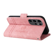 For Samsung Galaxy S24 Ultra BETOPNICE Dual-side Buckle Leather Phone Case(Pink)