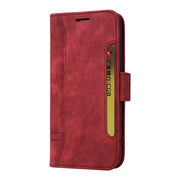 For Samsung Galaxy S24 Ultra BETOPNICE Dual-side Buckle Leather Phone Case(Red)
