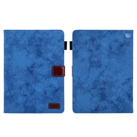For Amazon Fire Max 11 2023 Cloth Texture Leather Smart Tablet Case(Blue)