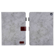 For Amazon Fire Max 11 2023 Cloth Texture Leather Smart Tablet Case(Grey)