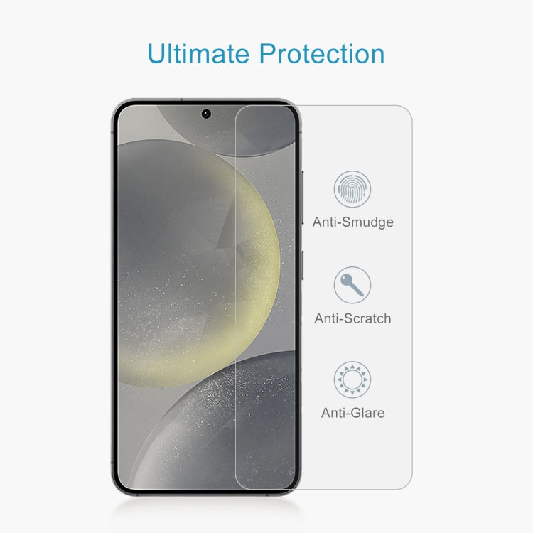 For Samsung Galaxy S24 FE 5G 50pcs 0.26mm 9H 2.5D Tempered Glass Film