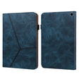 For Amazon Fire Max 11 Embossed Striped Leather Tablet Case(Blue) - Amazon by PMC TechLife | Online Shopping South Africa | PMC TechLife | Buy Now Pay Later Mobicred