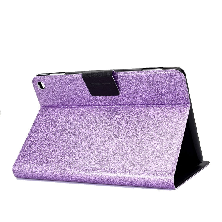 For Amazon Fire Max 11 2023 Glitter Powder Smart Leather Tablet Case(Purple) - Amazon by PMC TechLife | Online Shopping South Africa | PMC TechLife | Buy Now Pay Later Mobicred
