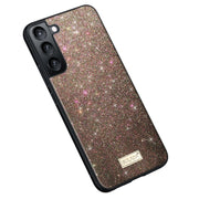 For Samsung Galaxy S24+ 5G SULADA Glittery TPU Hybrid Handmade Leather Phone Case(Colorful)