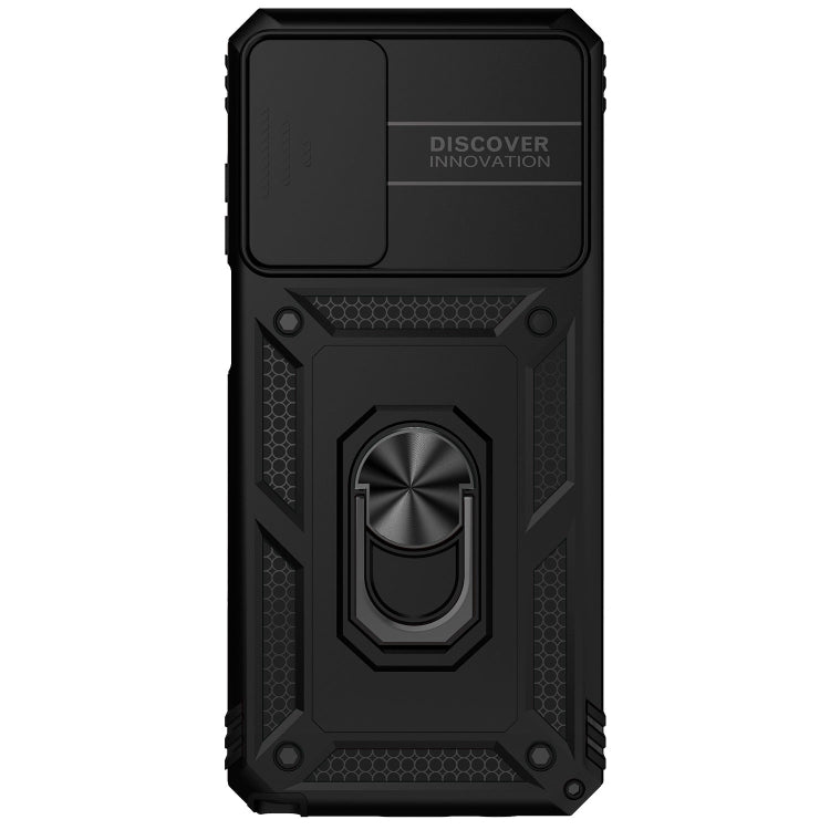 For Motorola Moto G Stylus 5G 2022 Sliding Camshield Holder Phone Case(Black)