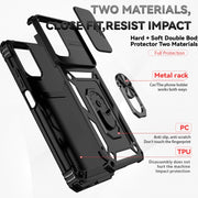 For Motorola Moto G Play 5G 2024 Sliding Camshield Holder Phone Case(Black)