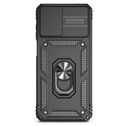 For Motorola Moto G22 5G / Moto G Play 2024 Sliding Camshield Holder Phone Case(Black)