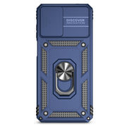 For Motorola Moto G22 5G / Moto G Play 2024 Sliding Camshield Holder Phone Case(Blue)