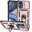 For Motorola Moto G22 5G / Moto G Play 2024 Sliding Camshield Holder Phone Case(Rose Gold) - Motorola Cases by PMC Jewellery | Online Shopping South Africa | PMC Jewellery | Buy Now Pay Later Mobicred