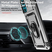 For Motorola Moto G22 5G / Moto G Play 2024 Sliding Camshield Holder Phone Case(Silver)