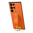 For Samsung Galaxy S23 Ultra 5G SULADA PC Hybrid Leather Texture Skin Feel Shockproof Phone Case(Orange) - Galaxy S23 Ultra 5G Cases by SULADA | Online Shopping South Africa | PMC TechLife | Buy Now Pay Later Mobicred