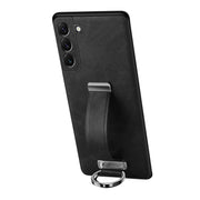 For Samsung Galaxy S23+ 5G SULADA PC Hybrid Leather Texture Skin Feel Shockproof Phone Case(Black)