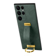 For Samsung Galaxy S24 Ultra 5G SULADA PC Hybrid Leather Texture Skin Feel Shockproof Phone Case(Green) - Galaxy S24 Ultra 5G Cases by SULADA | Online Shopping South Africa | PMC TechLife | Buy Now Pay Later Mobicred