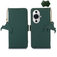 For Huawei Nova 11 Genuine Leather Magnetic RFID Leather Phone Case(Green) - free shipping - PMC TechLife - Order now!