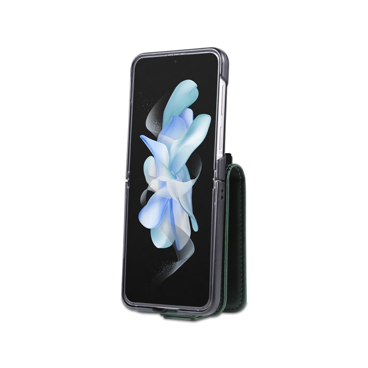 For Samsung Galaxy Z Flip5 5G AZNS Magnetic Calf Texture Flip Leather Phone Case(Dark Green) - Galaxy Z Flip5 Cases by AZNS | Online Shopping South Africa | PMC TechLife